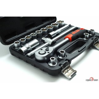 Набор инструмента 1/2" 17 предметов СЕРВИС КЛЮЧ фото 3