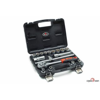 Набор инструмента 1/2" 17 предметов СЕРВИС КЛЮЧ фото 4