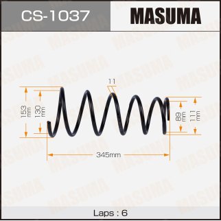 Пружина задняя TOYOTA COROLLA MASUMA CS-1037 фото