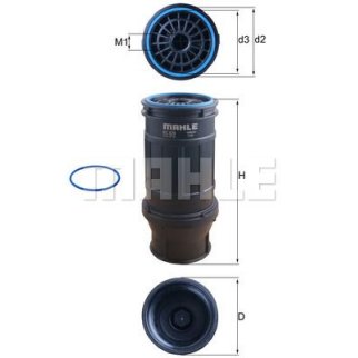 KC 629D_фильтр топливный! сепаратор D108 d81.2/90.4 H158 1-14UNF/M95x2.5 FTL/VOLVO/Liebherr фото