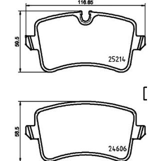 Колодки тормозные задние дисковые к-кт TRIALLI PF 4135 фото 2