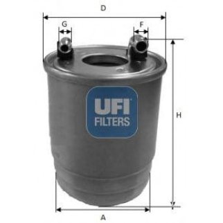 Фильтр топливный UFI 24.111.00 фото