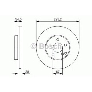 Диск тормозной BOSCH 0 986 479 S07 фото
