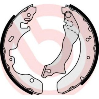 Колодки барабанные к-кт brembo S 24 535 фото