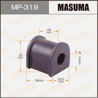 MP-319_втулка стабилизатора заднего центр.! d14 Toyota Corolla EE100 92-01/Camry 86-91 фото
