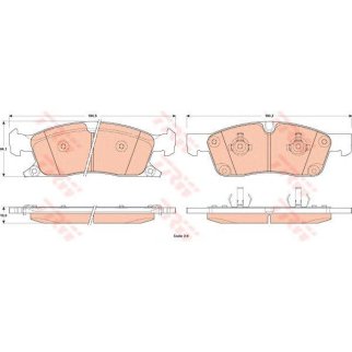 Тормозные колодки GDB4603 фото