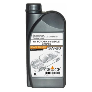 Масло моторное GRACE TOYLEX 5W30 1л синт. фото