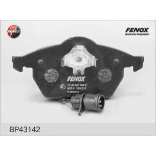 Колодки тормозные передние к-кт Fenox BP43142 фото