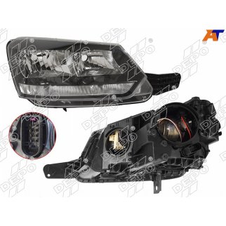 Фара пер.прав.эл.с мотор. 2014> фото