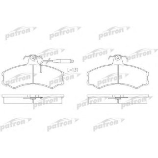 Колодки тормозные дисковые передн ALFA ROMEO: AR 6 автобус 85-89, AR 6 фургон 85-89, CITROEN: C25 c бортовой платформой 87-94, C25 автобус 81-94, C25 фургон 81-94, FIAT: DU фото