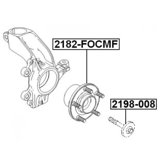 Болт FEBEST 2198-008 фото 2