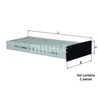 Фильтр салона MAHLE LAK 296S фото