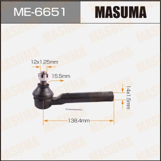 Наконечник рулевой Masuma ME-6651 фото