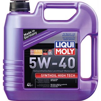 Масло моторное LIQUI MOLY SYNTHOIL HIGH-TECH A3/B4 SN 5W40 4л синт. фото