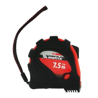 Рулетка 7,5м 25мм Status magnet 3 fixations MATRIX фото 4