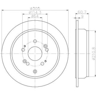 Диск тормозной задний TEXTAR 92162503 фото
