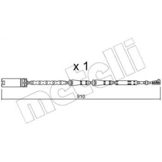 Датчик износа колодок METELLI _SU.282 фото