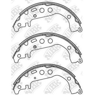 Колодки барабанные к-кт NiBK FN2342 фото