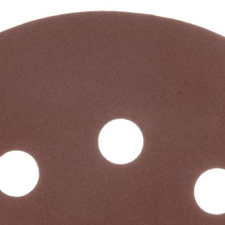 Круг абразивный на ворсовой подложке под "липучку", перфорированный, P 320, 125 мм, 5 шт MATRIX 73813 фото 3