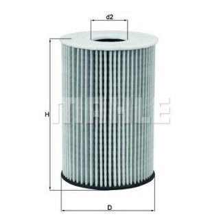 Фильтр масляный MAHLE OX 787 D фото