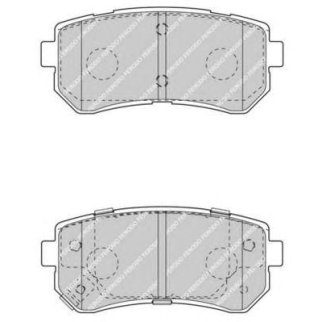 Колодки зад.HYUNDAI ACCENT 05=>/ KIA CEED, RIO II, SPORTAGE 05=> фото