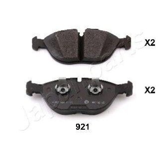 Колодки тормозные передние к-кт Japanparts PA-921AF фото