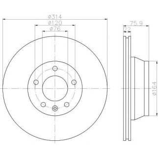 Диск тормозной задний TEXTAR 92121903 фото