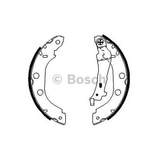 Колодки барабанные к-кт BOSCH 0 986 487 699 фото