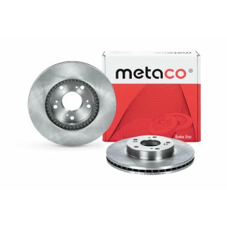Диск тормозной передний вентилируемый metaco 3050-136 фото 3