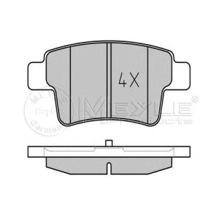 Колодки тормозные к-кт Meyle 025 245 4016 фото