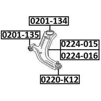 Рычаг передний левый ASVA 0224-016 фото