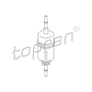 Фильтр топливный topran 302128756 фото