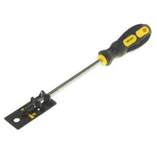 Отвертка крестовая ЭВРИКА PZ3 8х150мм с противоскользящей ручкой фото