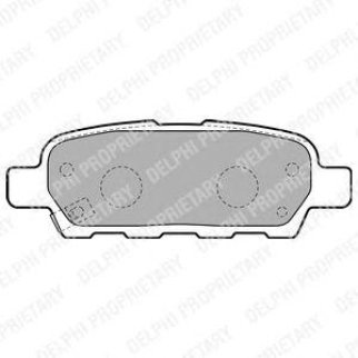 Колодки тормозные к-кт DELPHI LP1807 фото