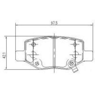 Колодки тормозные задние дисковые к-кт TRIALLI PF 4130 фото 3