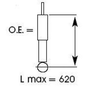 Амортизатор задний KAYABA 343272 фото