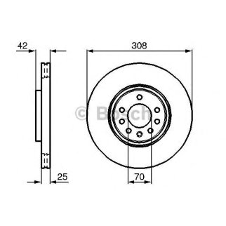 Диск тормозной BOSCH 0 986 479 113 фото