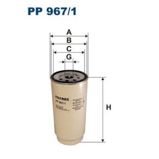 Фильтр топливный FILTRON PP 9671 фото