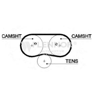Ремень ГРМ FLENNOR 4405V фото