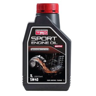 Масло моторное Motul TRD SPORT ENGINE OIL DIESEL 5W-40 синтетическое 1 л 110942 фото