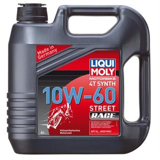 Масло моторное LIQUI MOLY RACING SYNTH 4такт. 10W60HD 4л. фото