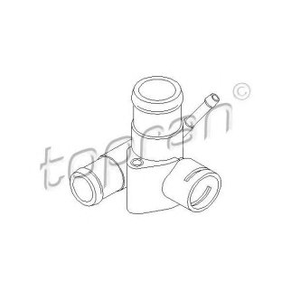 Фланец двигателя системы охлаждения topran 100315755 фото