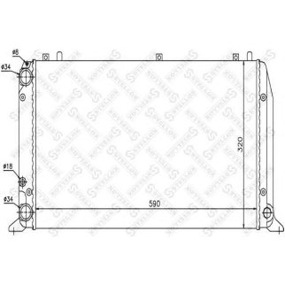 Радиатор основной Stellox 10-25016-SX фото