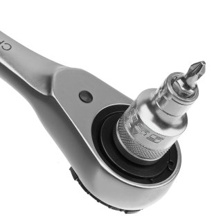 Набор торцевых головок ,трещетка 120 зубьев41 предмет 1/4 .1/2 Gross фото 7