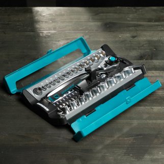 Набор торцевых головок ,трещетка 120 зубьев41 предмет 1/4 .1/2 Gross фото 17