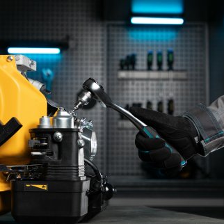 Набор торцевых головок ,трещетка 120 зубьев41 предмет 1/4 .1/2 Gross фото 20