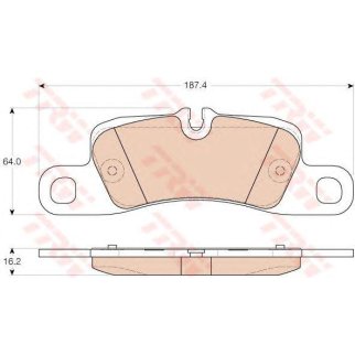 Колодки PORSCHE CAYENNE 3.0 Diesel [2014/08-...], фото