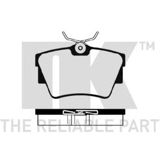 Колодки тормозные дисковые задние без датчиков износа с прижимной пластиной / FIAT Talento,NISSAN Pr фото