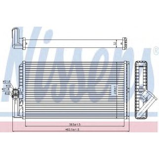 Радиатор отопителя Nissens 72034 фото