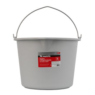 Ведро строительное пластмассовое 20 л, усиленное MATRIX фото 1